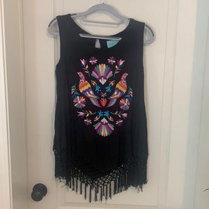 Judith March embroidered tank